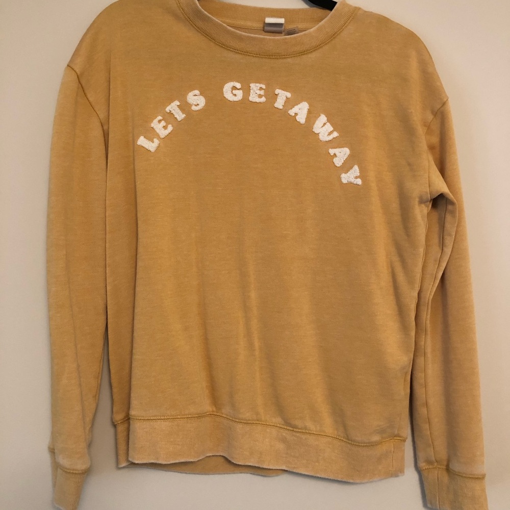 Crew neck sweatshirt